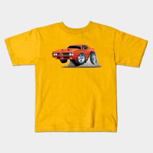 Classic American Muscle Car Cartoon Kids T-Shirt